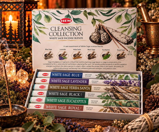 HEM White Sage Cleansing Collection Gift Pack
