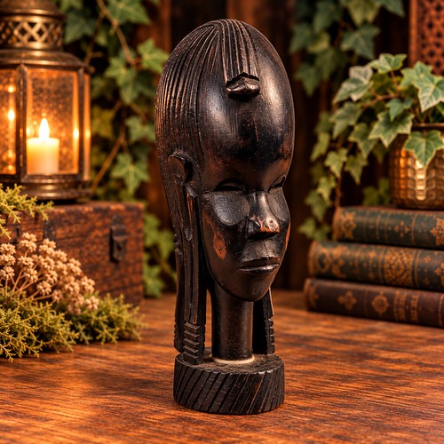 Carved wooden decorative statue number 5 - The Old Crooked Path
