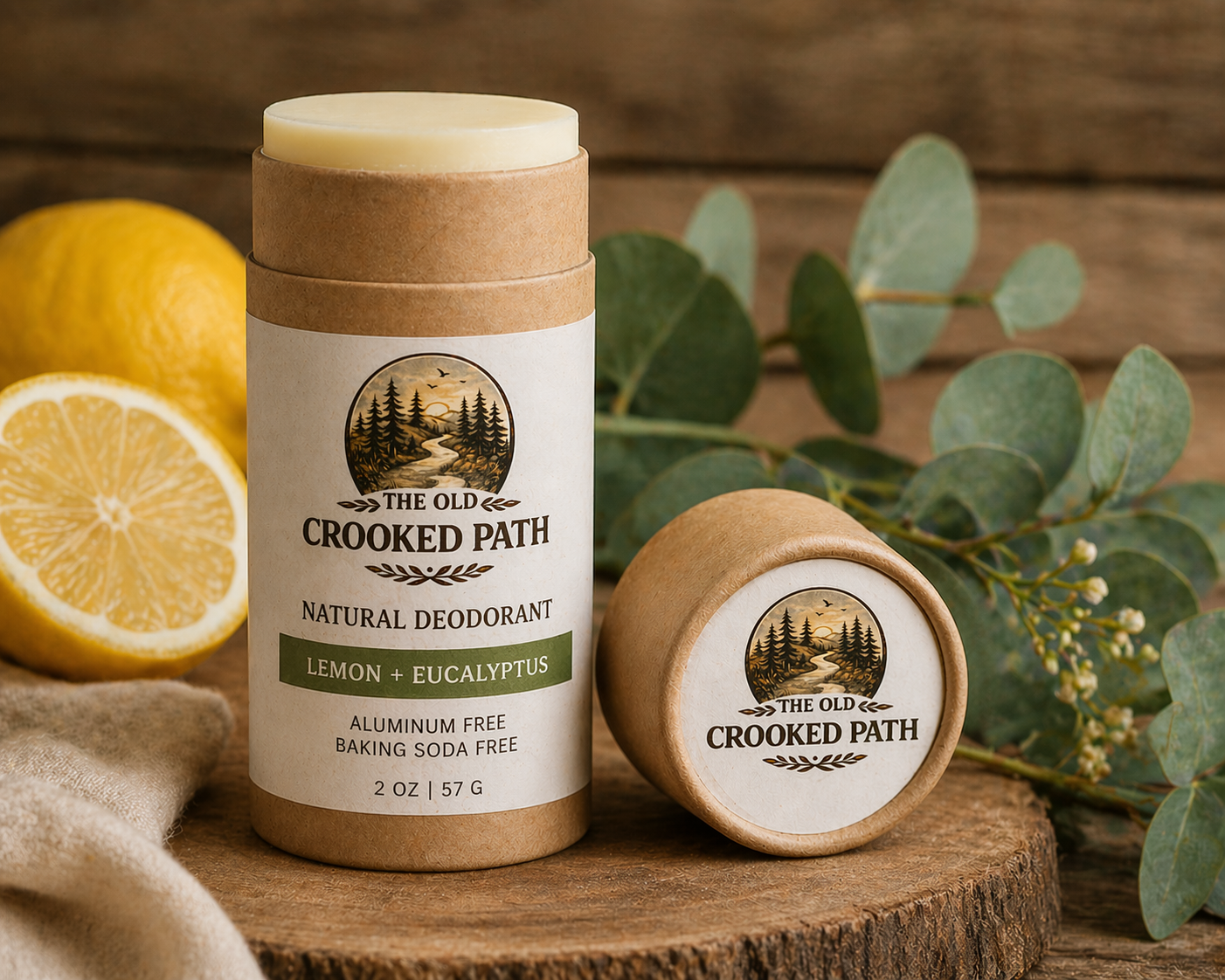 Natural Deodorant — Lemon + Eucalyptus