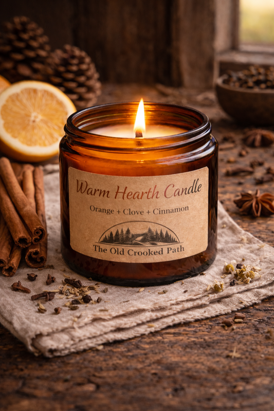 Warm Hearth Candle — Orange + Clove + Cinnamon